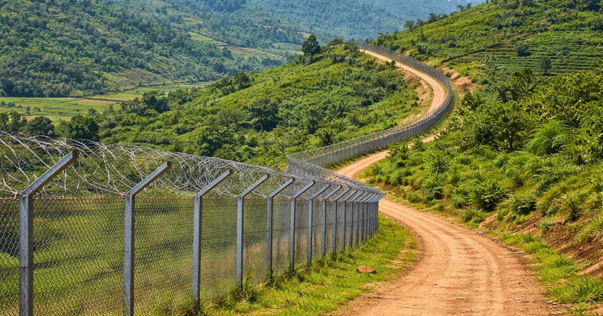 Meghalaya Bangladesh Border Fencing