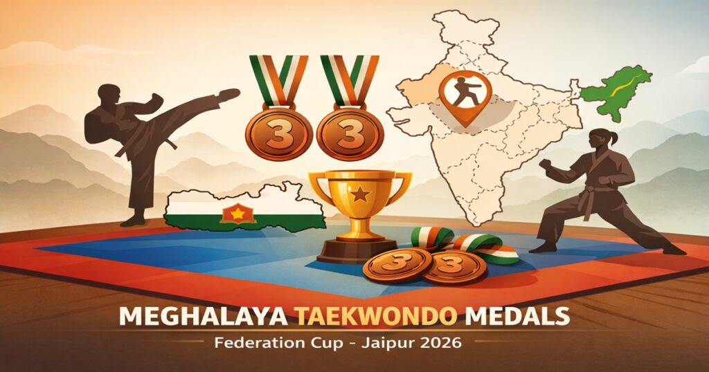 Meghalaya Taekwondo medals