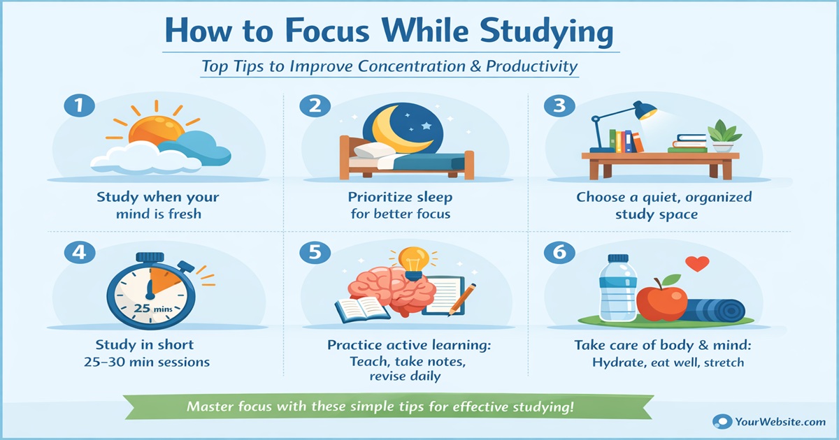 How to Focus While Studying